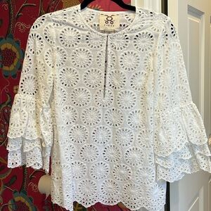 Figue Eyelet Top sz XS